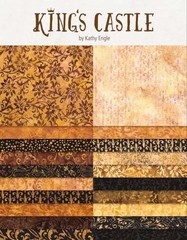 Island Batik – Kings Castle – Outline Vine – Black Slate, Fabric by the Yard