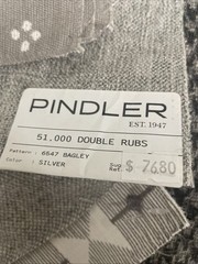 Fabric Samples Square Piece Pindler Lot of 70 PC Gray Black and White