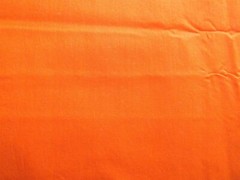 1 2/3 yd of 100% Cotton Broadcloth Like Fabric Solid Dark Orange