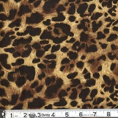 Jaguar ANIMAL SKIN 100% Cotton Fabric EXOTIC