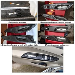 Durable Carbon Fiber Sheet Roll 6.5ft x 12″ – Corrosion Resistant Material