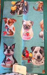 Remnants FQs Novelty Horse Dog Cat WB Charlie brown cotton Craft quilt Fabric