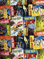 2012 Star Trek Comic Book Magazine Cover Cotton Quilt Fabric 18″ x 44″ 1/2 Yd