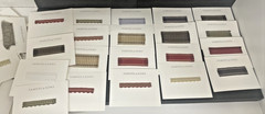 Large Lot of Samuel & Sons Fabric Lot of 100 Small Samples Carded