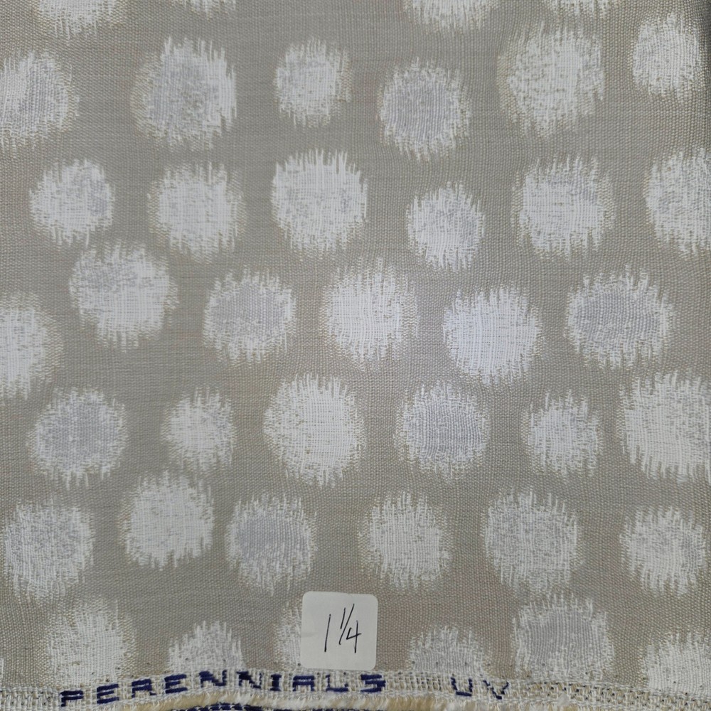 1 1/4 Yds Perennials Fabrics Bebop Chaulk 100% Solution Dyed Acrylic 54″ Wide