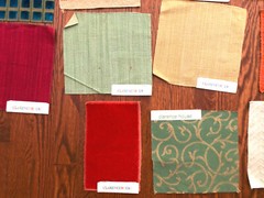 CLARENCE HOUSE 21 pcs Mixed Lot 8 1/2″ Fabric Samples