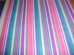 Fabric Cotton Vintage Marcus Brothers Textiles, Inc Multicolor Stripes 60″ X 66″