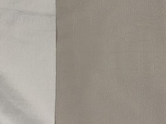 Faux Leather Alligator Skin PU Fabric Material PEBBLE