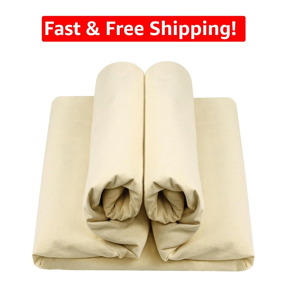 Natural Unbleached Cotton Muslin 63″ x 5 Yards – Perfect for Sewing Projects