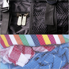 120Cm/46.8Inch Mesh Fabric Lightweight Sheer Slightly Stretchy for Backpack Pock