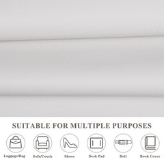 Faux Leather Fabric, 55″ Wide Upholstery Fabric by The Yard Marine Vinyl Fabr…