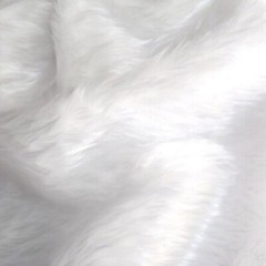 14mm Soft Pile Plush Standard White Faux Fur Fluffy Fur Fabric 150cm wide (60″)