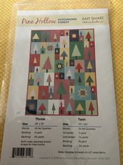 Pine Hollow Patchwork Forest Quilt Pattern & 2 Half Yards of Moda Fabric-New!
