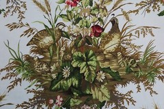 SCALAMANDRE CURTAIN FABRIC DESIGN Edwin’s Covey 6.4 METRES MULTI ON WHITE