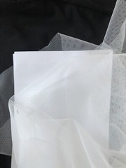 ITALIAN Real Illusion 2-WayStretch Tulle FABRIC 59″ Marco Lagattolla IVORY
