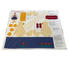VIP Cranston Printworks Ms Chick Barnyard Friends FABRIC PANEL Cotton Chicken