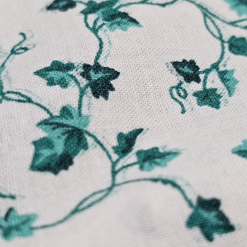 Ivy Vine Cotton Fabric By Fabric Traditions 1991 Approx 43″ X 116″ Ditsy Vintage