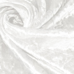 1 Yard 63″ Wide White Stretch Crushed Velvet Fabric, Soft Fabric, Apparel