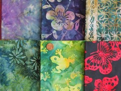 30 Fat / Long Quarters Artisan BALI BATIK Quilt Cotton Fabric Bundle Lot