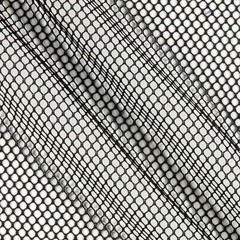 Air Mesh Black Fabric by The Yard, 7mm Polyester Hex Mesh 60″