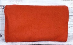 Vintage National Nonwovens Burnt Orange Wool Blend Felt Felted Homespun BTHY