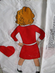 NEW/UNCUT Vintage ANNIE Cut Out Pillow Doll Fabric Panel By Springs Mills 1982