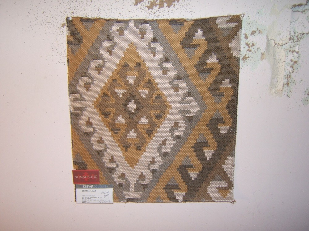 Kravet Couture, Rustic Kilim, Nomad Chic, Nomad Traditional, Remnant, Saffron