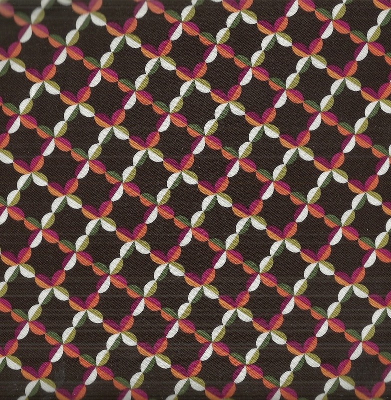 Beatrice Weave brown diagonal Michael Miller fabric