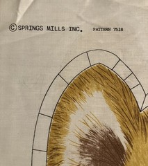 VTG Spring Mills KOALA BEAR Cut & Sew Fabric Panel Pattern 7518