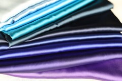 75 Colors Charmeuse Satin Fabric SWATCH 2×2