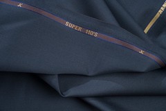 Vitale Barberis Canonico Super 110s Pure Wool Suit Fabric Charcoal 260g 3.1m Ita