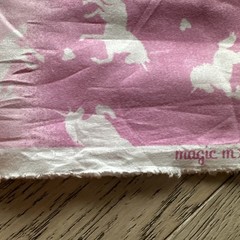 Unicorn Fabric JOANN FABRICS “MAGIC MOON” PINK/WHITE COTTON FABRIC 2 2/3 Yards
