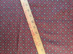 Fabric VTG 70s Couleur International Retro Geometric Medallion Soft Drape 36×60″