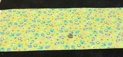 Small*Elephants*Fish*Flowers*Stars*Hearts*on Lime*QT Fabrics*100% Cotton* 8″x21″