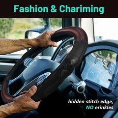 DaisyInner 17.5-18 Inch Steering Wheel Cover for Semi Truck No-Slip & Comfy G…