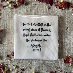 Carlson Homestead Precut Bible Verse 3.5″ Quilt Square Set Baby Themed 16 pcs