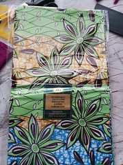 6 yards New lime green color Ankara fabric. 100% cotton.