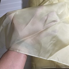SILK YELLOW FABRIC 10 Yards x 21 Inches Wide or 360 Inches x 21 Wide
