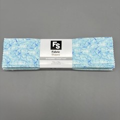 FS fabric shapes – 20 squares 10 x 10” baby blues Five Designs Four Per Design