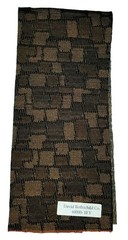 Upholstery Fabric Swatch Medium Browns With Tan Tones 18.25″ X 4″ #10Y