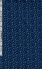 Navy Blue Astro Pup Shooting Stars by Camelot Fabrics bty