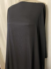100% Silk Gabardine Black A Rare Luxurious Fabric By The Yard 56 Inches Wide