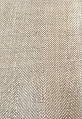 Schumacher Trevira Upholstery Fabric- Watou Herringbone / Bone 5.0 yd 66441