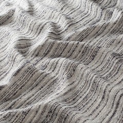 Chivasso Textured Striped Uphol Fabric- Country Love / Grey 8.50 yds CH3031/092