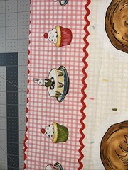 Penny Rose Fabric PAPER DOLLS BAKERY Cotton Fabric Panel Blue & Pink – New