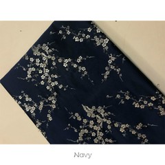 Chinese Damask Fabric Plum Blossom Faux Silk Jacquard Brocade Cloths By Metre