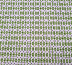 Fruit Stand BTY Anne Tavoletti P&B Textiles Boutique Small Green Argyle