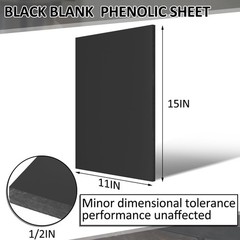 11″x15″x1/2″ Bakelite Phenolic Sheet – Resin Laminated Flat Plate for DIY, Craft