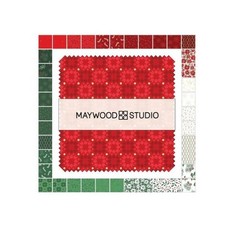 5″ Charm Pack – Merry Mix Maywood Studio Christmas Winter Cotton Precuts M520.69