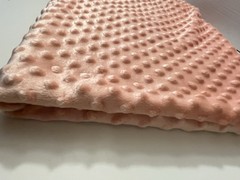 Pink Minky Fabric Material Crafts Sewing 58×33